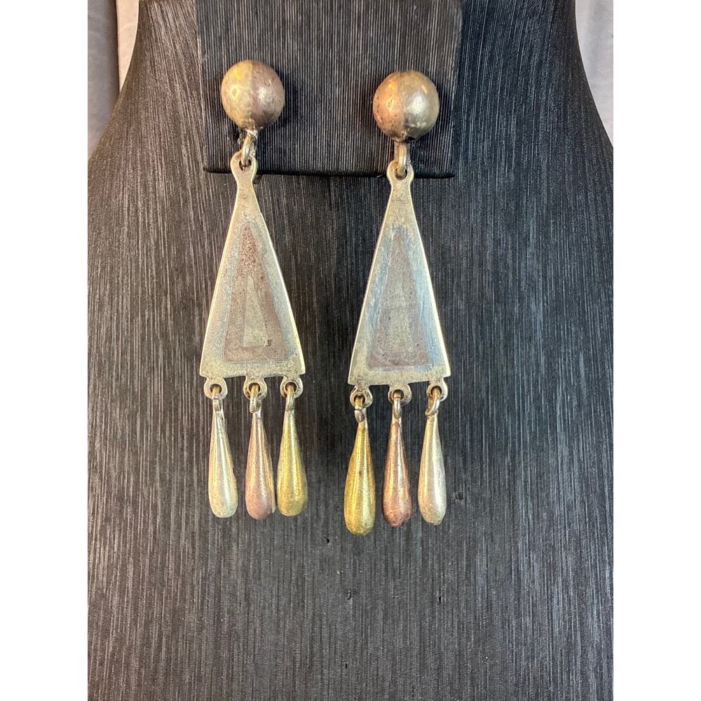 Vintage Taxco Sterling Silver Earrings